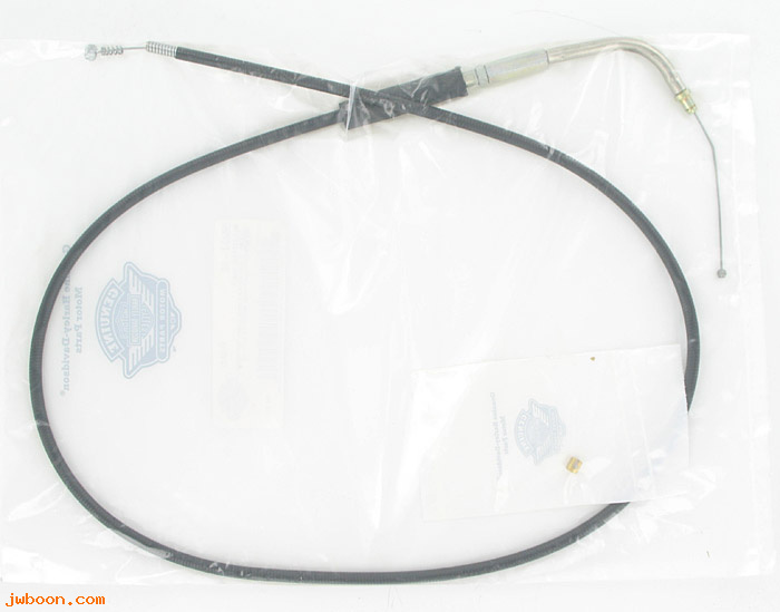  56424-98 (56424-98): Idle control cable - NOS - FLHT, FLHTC '97-'01, pull back h.bar