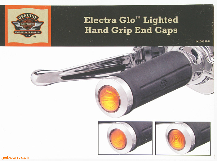   56870-06 (56870-06): Elecra-Glo lighted hand grip end caps - NOS