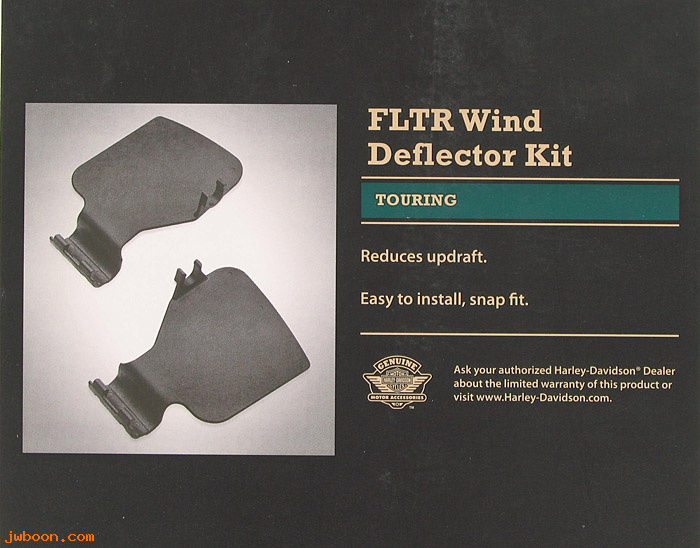   57000063 (57000063): Updraft deflectors/Wind deflector kit - NOS - Road Glide FLTR 98-
