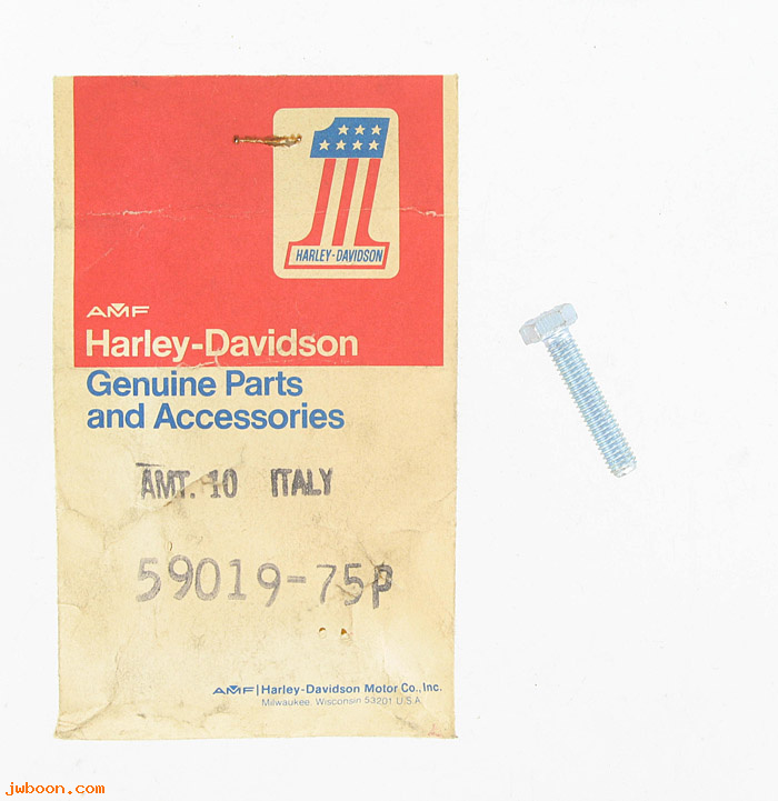   59019-75P (59019-75P / 24506): Bolt,side panel-NOS- Aermacchi SS125 1976.SS250 75-78.SS175 76-78