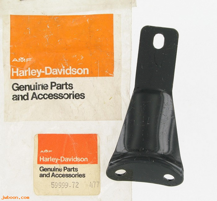   59999-72 (59999-72): Support, license plate bracket, NOS - FL, FX, XL late'72-early'73