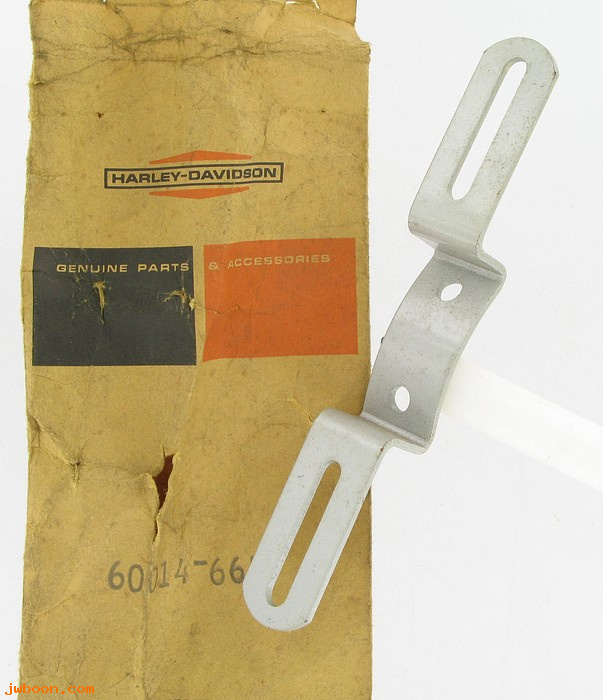   60014-66P (60014-66P): Bracket, license plate - NOS - Aermacchi, M-50 1966