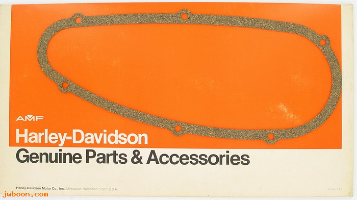   60566-71 (60566-71): Gasket, chain case cover - Snowmobile '71-'72 - NOS