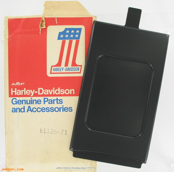   61126-71 (61126-71): Plastic panel, gas / petrol / fuel tank, NOS - FX 1971. FLHS 1977