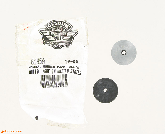       6195A (    6195A): Washer - rubber face - NOS - Sportster XLH