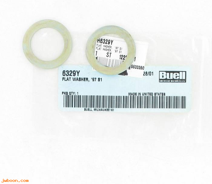       6329Y (    6329Y / 5710): Flat washer - NOS - Buell S2/S3/X1 99-02