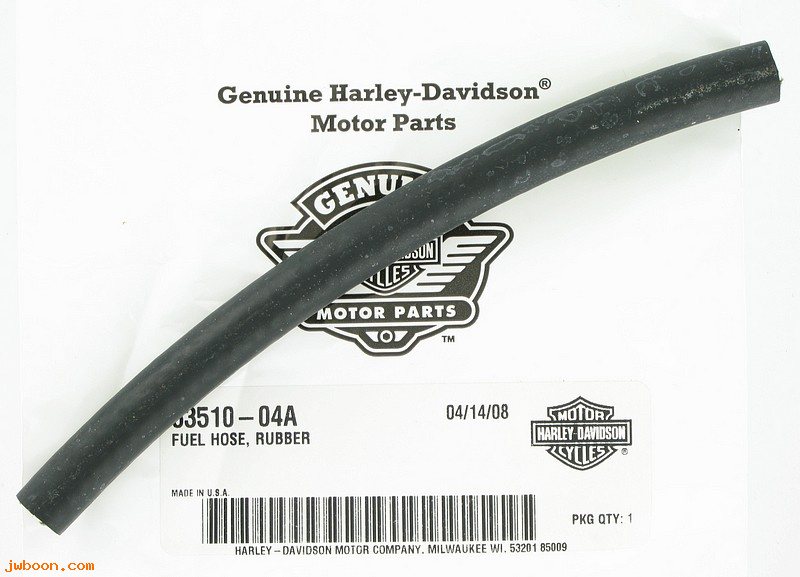   63510-04A (63510-04A): Fuel hose - NOS - FXD, Dyna '04-