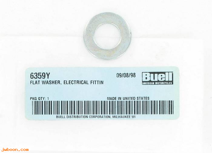       6359Y (    6359Y): Flat washer, electrical fitting - NOS - replaced by P0176.K Buell