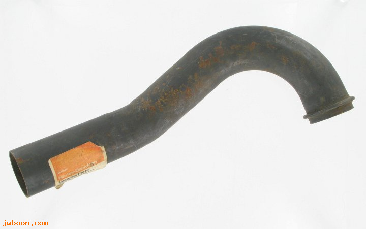  65437-71 (65437-71): Exhaust pipe, left cylinder - NOS - Snowmobile '71-'73, AMF H-D