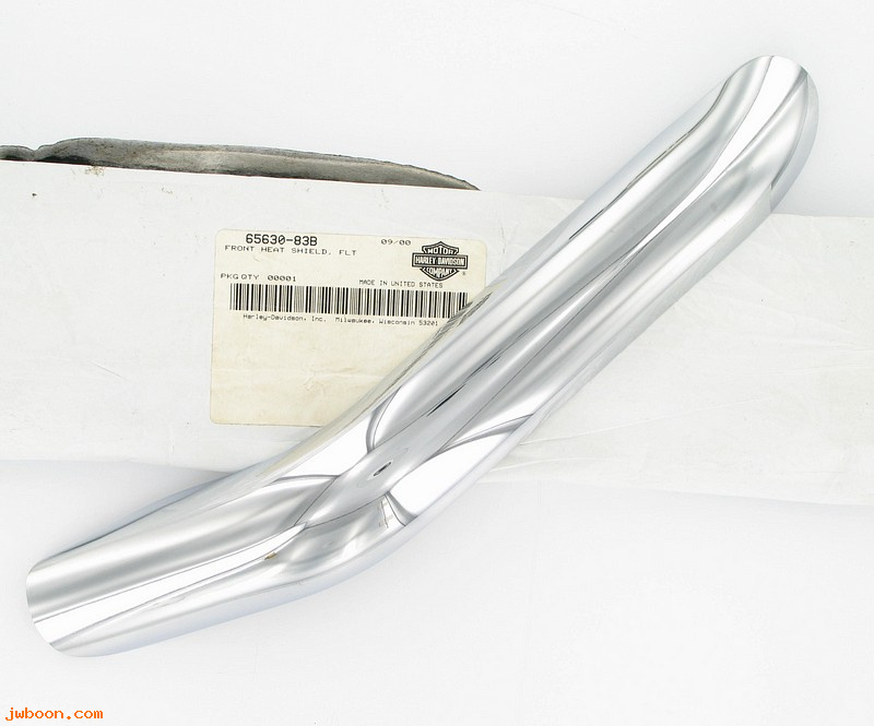   65630-83B (65630-83B): Shield - front exhaust pipe - NOS - FLT '84-'05, Tour Glide