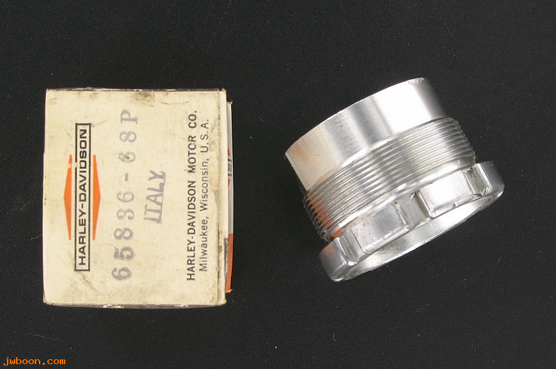   65836-68P (65836-68P): Nut, exhaust pipe - NOS - Aermacchi, Rapido '68-'71. Baja '70-'74