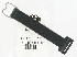   66111-93 (66111-93): Battery strap, rear - NOS - Softail late'93-'99