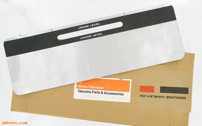   66237-73 (66237-73): Decal, battery - 36cm x 13cm - NOS - Sportster, XLCH, AMF H-D