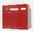   66412-98NA (66412-98NA): Battery side cover - lazer red pearl - NOS - Sportster, XL