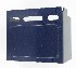   66412-99ZA (66412-99ZA): Battery side cover - cobalt blue - NOS - Sportster, XL