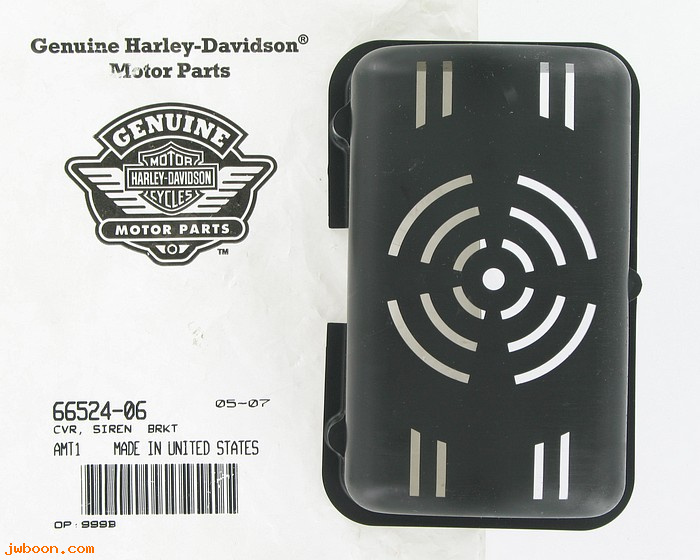   66524-06 (66524-06): Cover - security siren - NOS - Sportster XL's