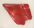  66619-96ML (66619-96ML): Sidecover, left - patriot red pearl - NOS