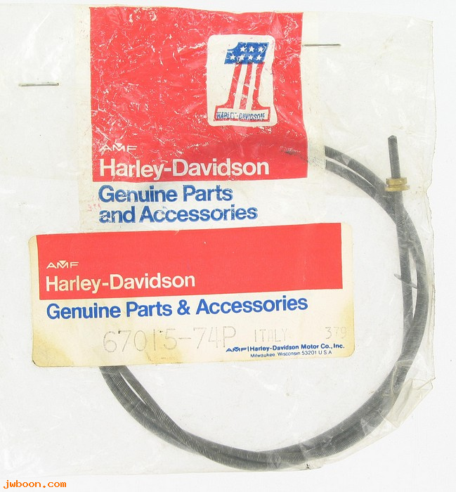   67015-74P (67015-74P / 18715): Wire/Inner cable,speedometer drive cable - NOS - SS,SX 175/250