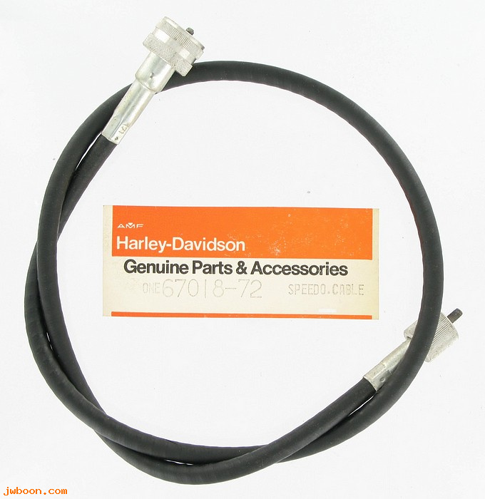   67018-72 (67018-72): Drive cable, speedometer - NOS-Sprint SS, SX 1972. Rapido 1972