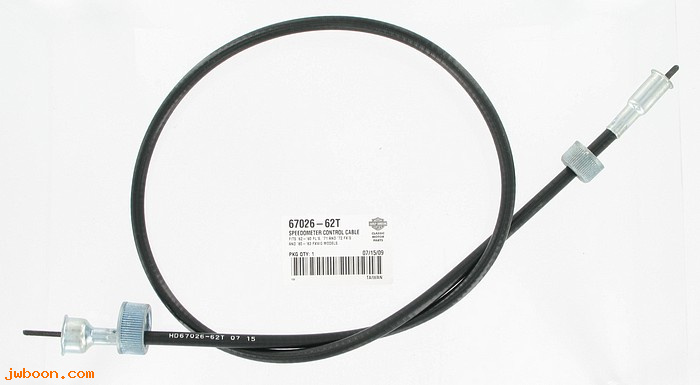   67026-62T (67026-62T): Speedometer cable,Eagle Iron-NOS - FL 62-80. FX 71-72. FXWG 80-83