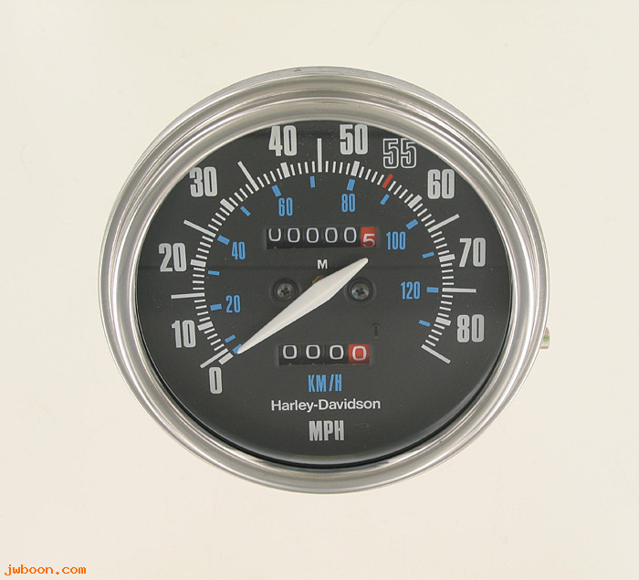   67027-81 (67027-81): Speedometer,85 MPH,M12 cable,Nippon Seiki-NOS - FXST. FL 81-84
