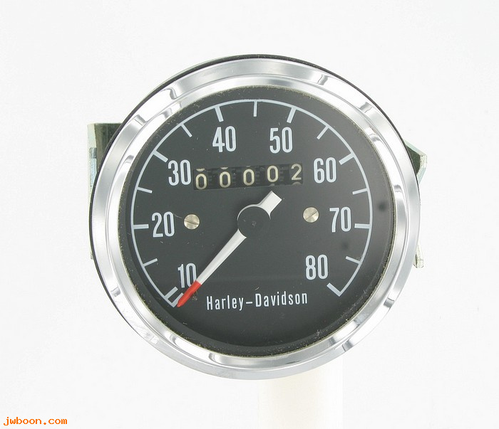  67029-73 (67029-73): Speedometer - NOS - Snowmobile '73-'75, AMF Harley-Davidson