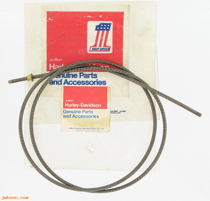   67055-62 (67055-62): Speedometer inner cable - NOS - FL, FLH '62-'80. FX '71-'72