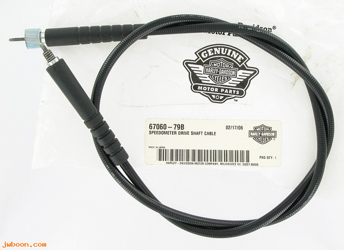   67060-79B (67060-79B): Cable - speedometer drive shaft - NOS - XLS '79-'82. FXR.FLHTP