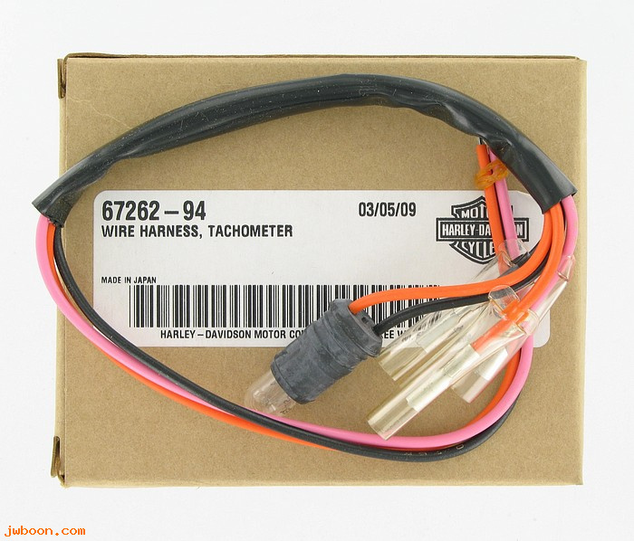   67262-94 (67262-94): Tachometer wire harness - NOS - Sportster XL 1994