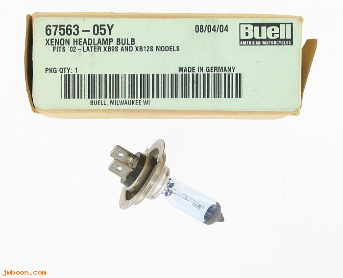   67563-05Y (67563-05Y): Xenon headlamp bulb XB - NOS - Buell XB9S, XB 12S