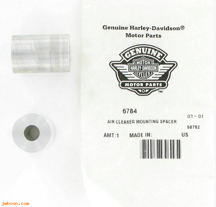       6784 (    6784): Spacer, air cleaner mounting, small ID - NOS - Sportster XL 88-91