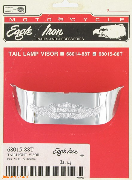   68015-88T (68015-88T): Taillight visor "Eagle wing" "Eagle Iron" - NOS - KH, XL,FL, FLH