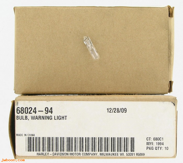   68024-94 (68024-94): Bulb,indicator light -NOS - XL 95-07.FXST 96-99.Touring 94-06.FXD