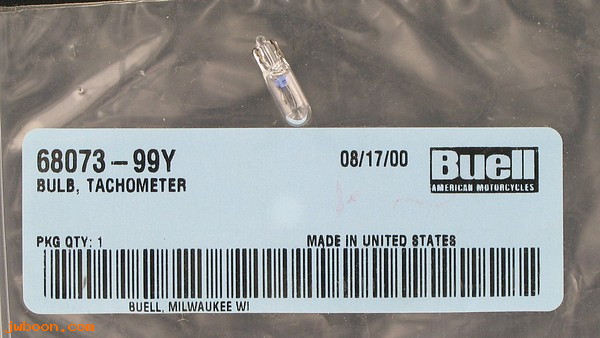   68073-99Y (68073-99Y): Bulb - tachometer - NOS - Buell M2, S3, X1 '99-'02