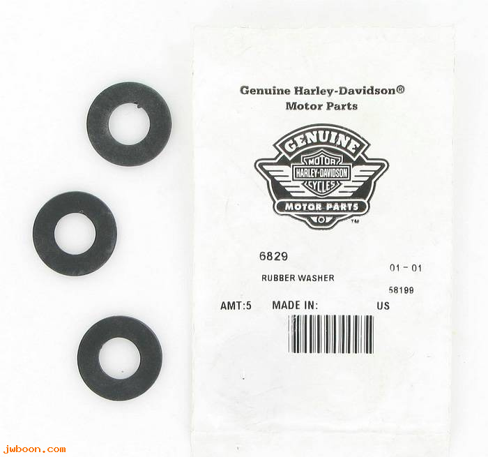       6829 (    6829): Rubber washer, 1/2" - NOS