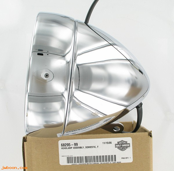   68295-99 (68295-99): Headlamp - 5-3/4" - domestic - NOS - Super Glide, FXR 4 2000