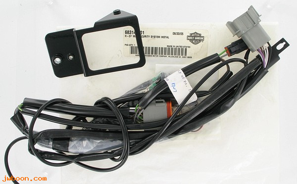   68314-01 (68314-01): H-D M/C security system installation kit - NOS - Touring