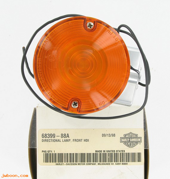   68399-88A (68399-88A): Directional lamp, front - HDI - NOS - FLTC '88-'93, Tour Glide