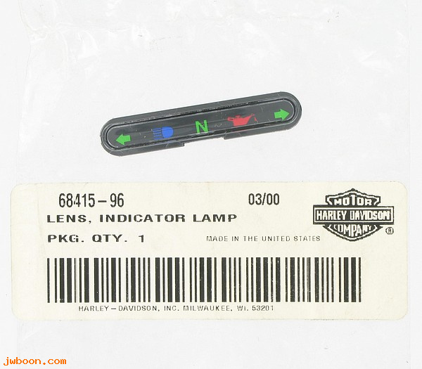   68415-96 (68415-96): Lens - indicator lamp - NOS - Buell '97-'02, Cyclone, Thunderbolt