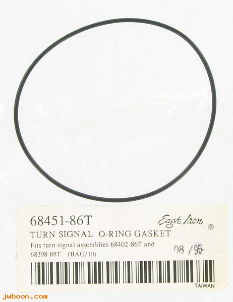   68451-86T (68451-86): Gasket/o-ring,directional lamp - NOS - FLHT/C-U 86-93.FXRD,FXRT