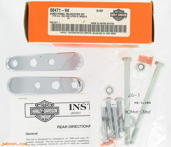   68471-94 (68471-94): Directional relocation kit - NOS - Sportster XL '94-'97