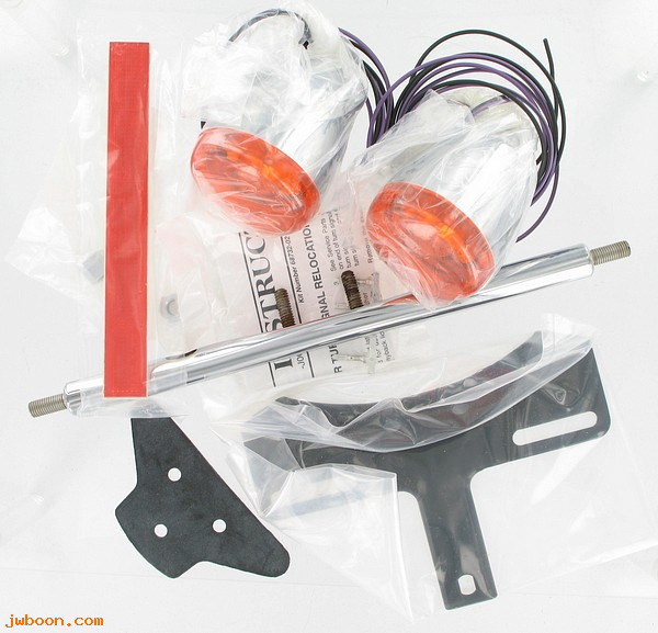   68732-02 (68732-02): Turn signal relocation kit, with lamps - US - NOS - XL, FXD, Dyna