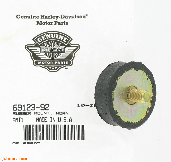   69123-92 (69123-92): Rubber mount, horn - NOS - XL, Touring, Softail 92-09. FXD 97-09