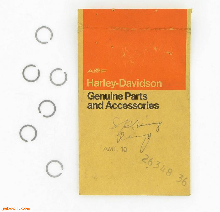     695-36 (26348-36): Spring ring, oiler drive gear shaft - NOS - OHV '36-'69