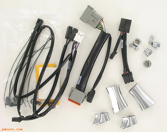   69591-07 (69591-07): Mounting kit for mini-bullet LED turn signals - NOS - FXD '02-
