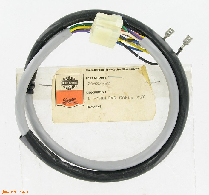   70037-82 (70037-82): Wiring harness - left handlebar - NOS - FXWG 82-86, Wide Glide