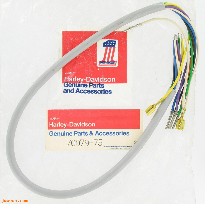  70079-75 (70079-75): Wiring harness, left handlebar switch - buckhorn - NOS - XL, FX