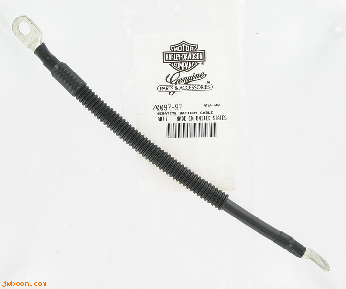   70097-97 (70097-97): Negative battery cable - NOS - Sportster XL 97-03