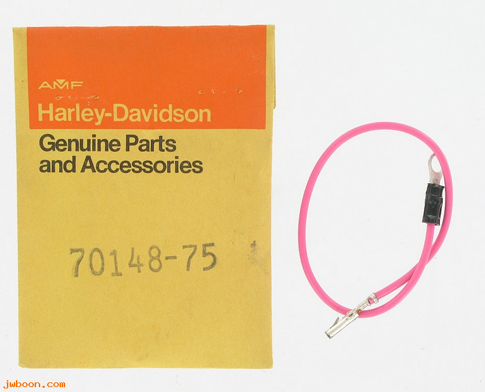   70148-75 (70148-75): Wire, tachometer trigger terminal - NOS - FX's 75-82, Super Glide