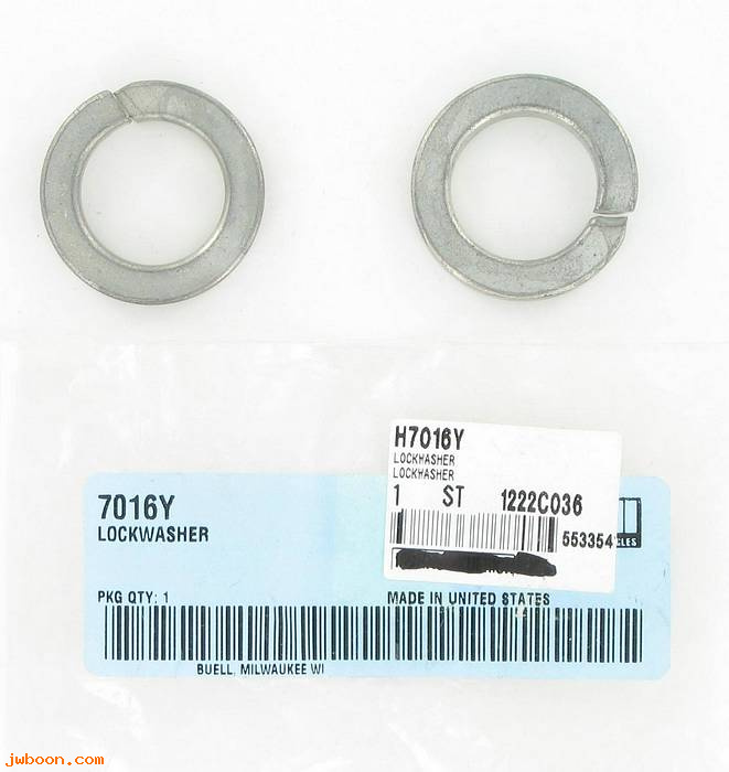       7016Y (    7016Y): Lockwasher, 24 mm - axle nut - NOS - Buell 95-02